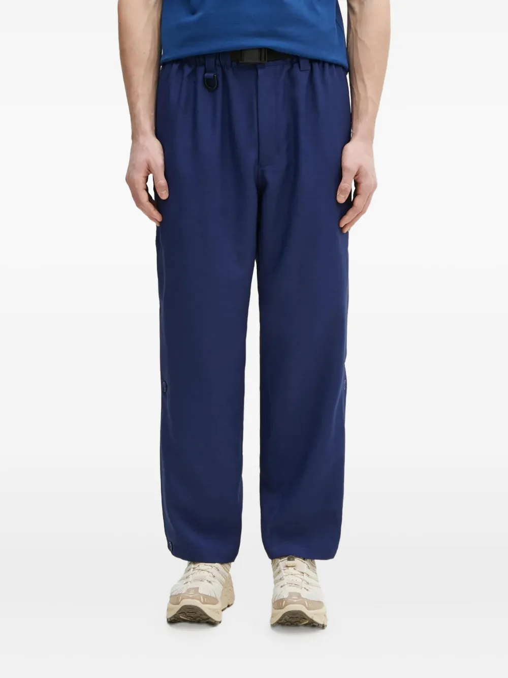 Y-3 Straight broek Blauw