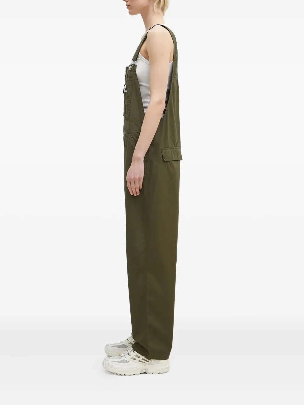 Carhartt WIP Jumpsuit met zakdetail en knopen - Groen
