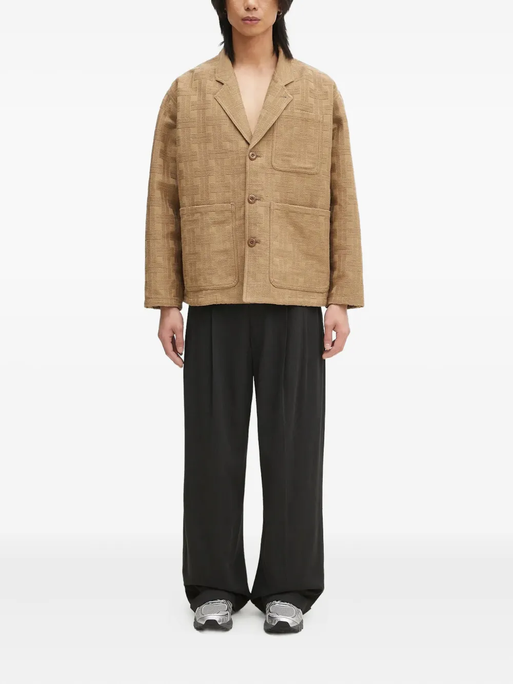 Kenzo patterned-weave workwear jacket | Blazers | Image 2