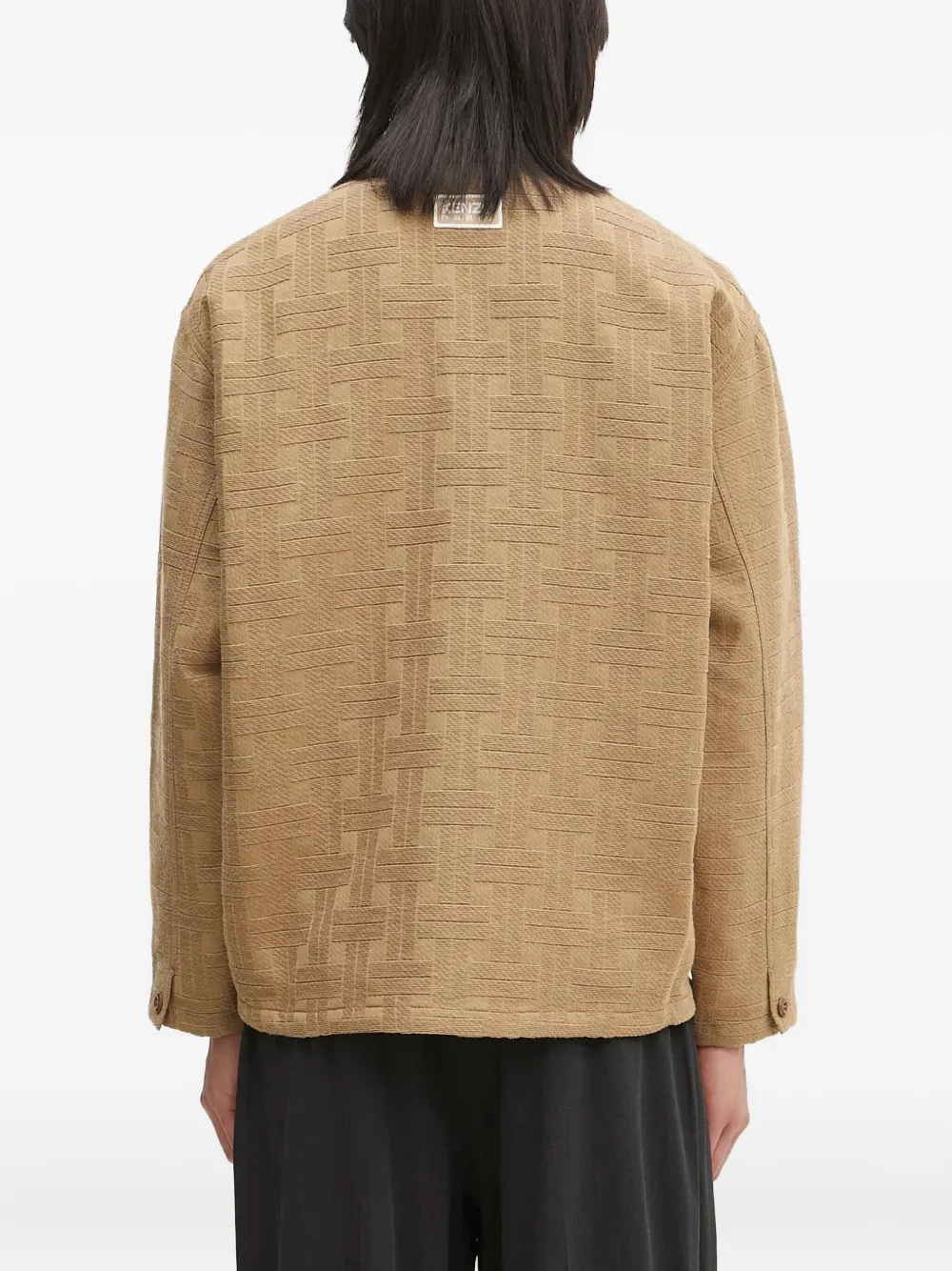 Kenzo Cargo jack met patroon Beige