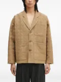Kenzo patterned-weave workwear jacket - Neutrals