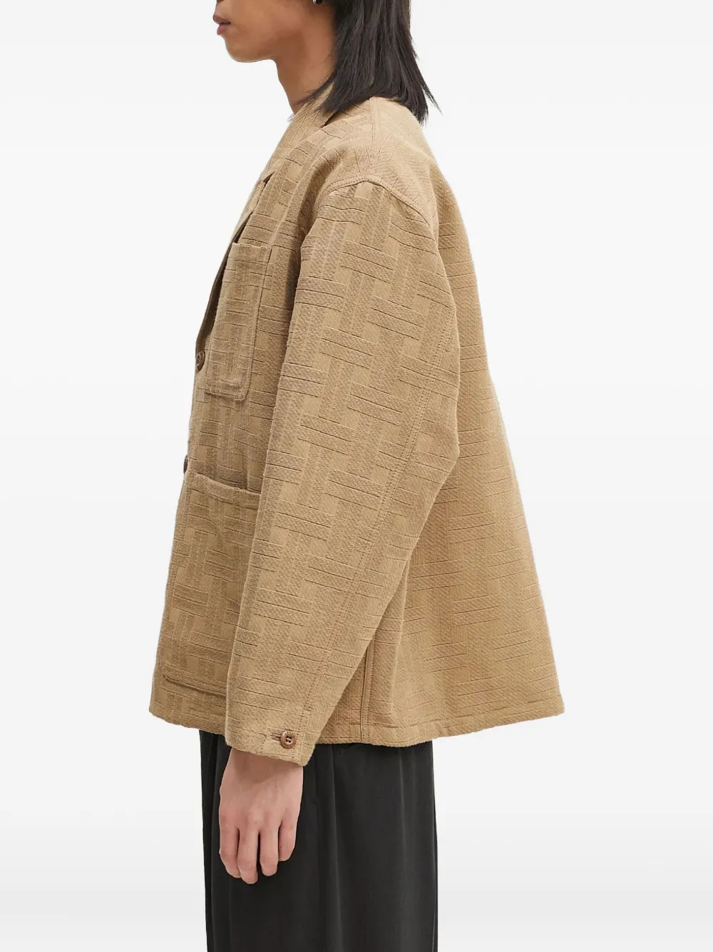 Kenzo Cargo jack met patroon Beige