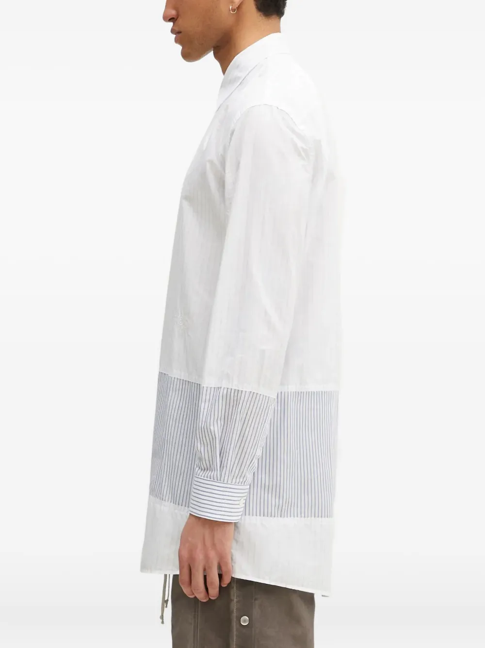 MM6 Maison Margiela Overhemd met krijtstreep Wit