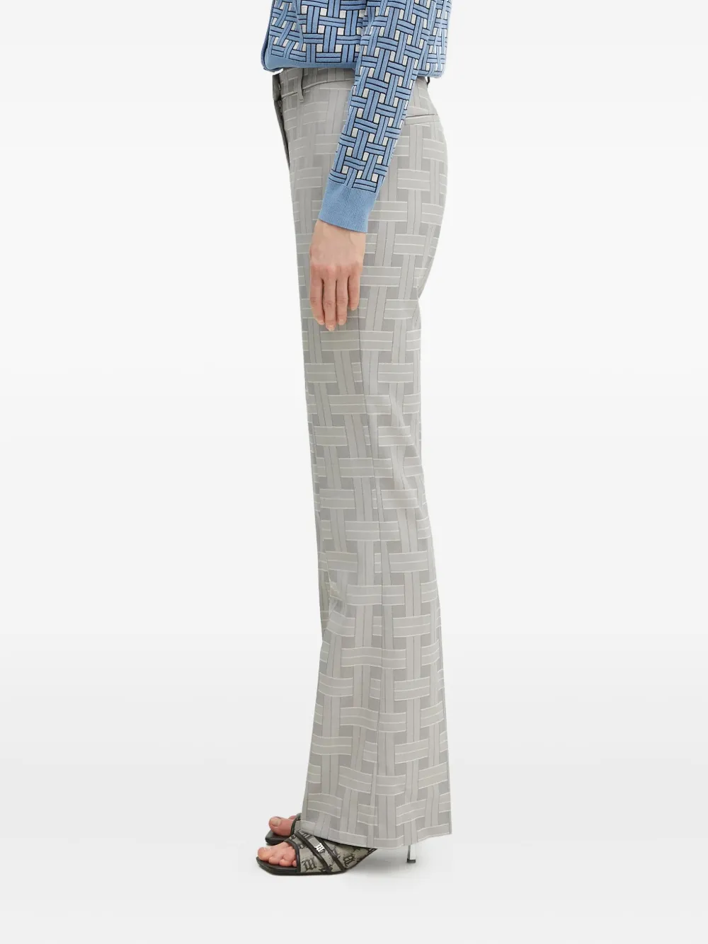 Kenzo Weave flared trousers | Flared & Bell-Bottom Pants | Image 2
