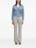 Kenzo Weave flared trousers - Grey