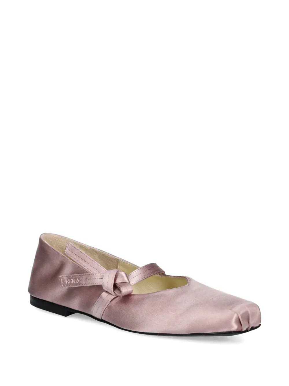 Kenzo Leren ballerina's - Roze