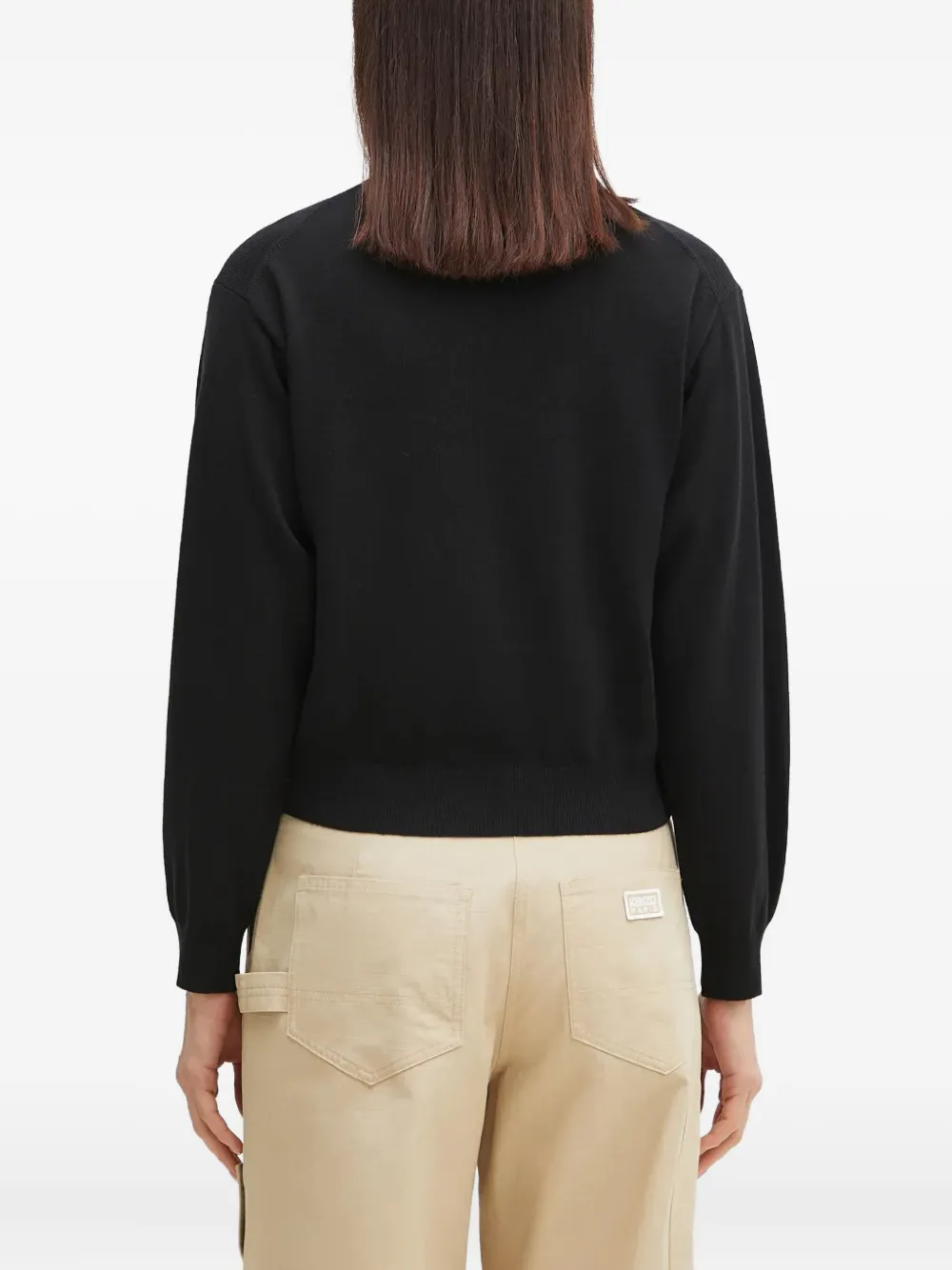 Kenzo Wollen vest Zwart