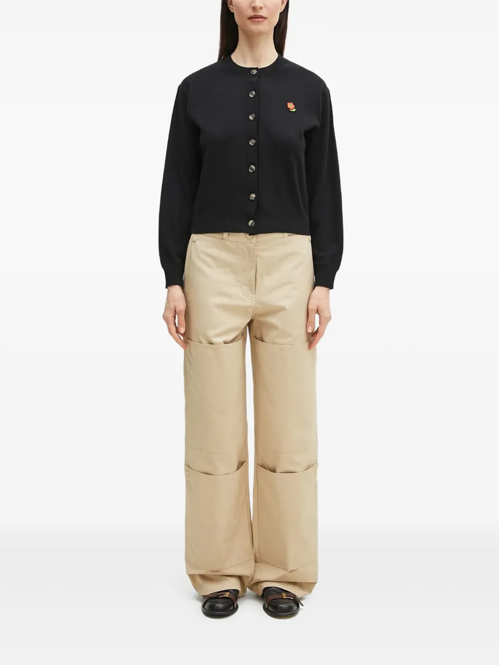 Kenzo Wollen vest Zwart