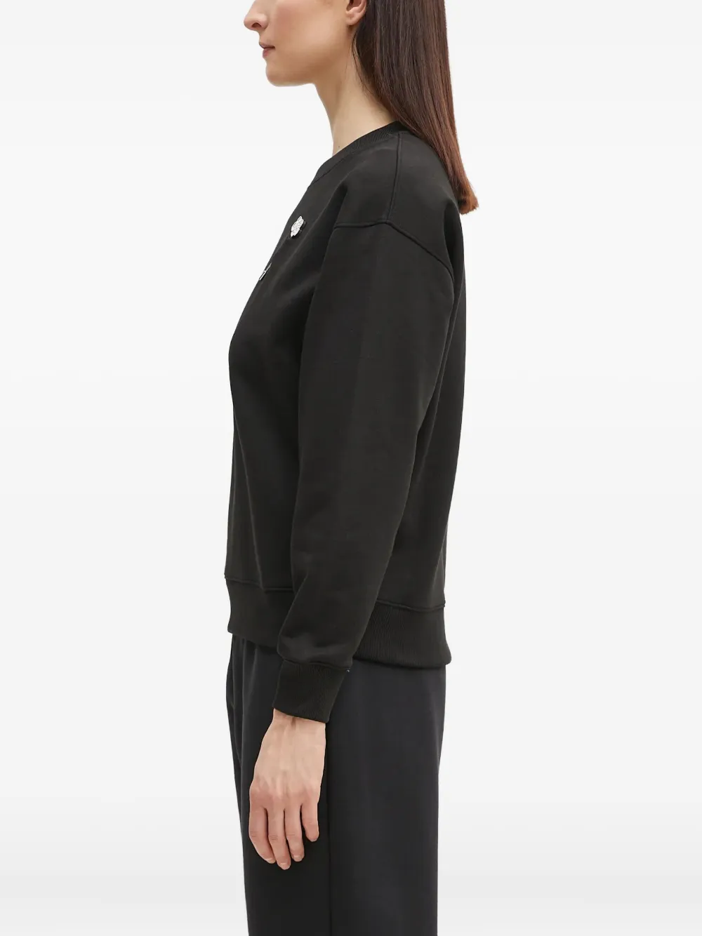 Kenzo flower-pin sweatshirt Zwart