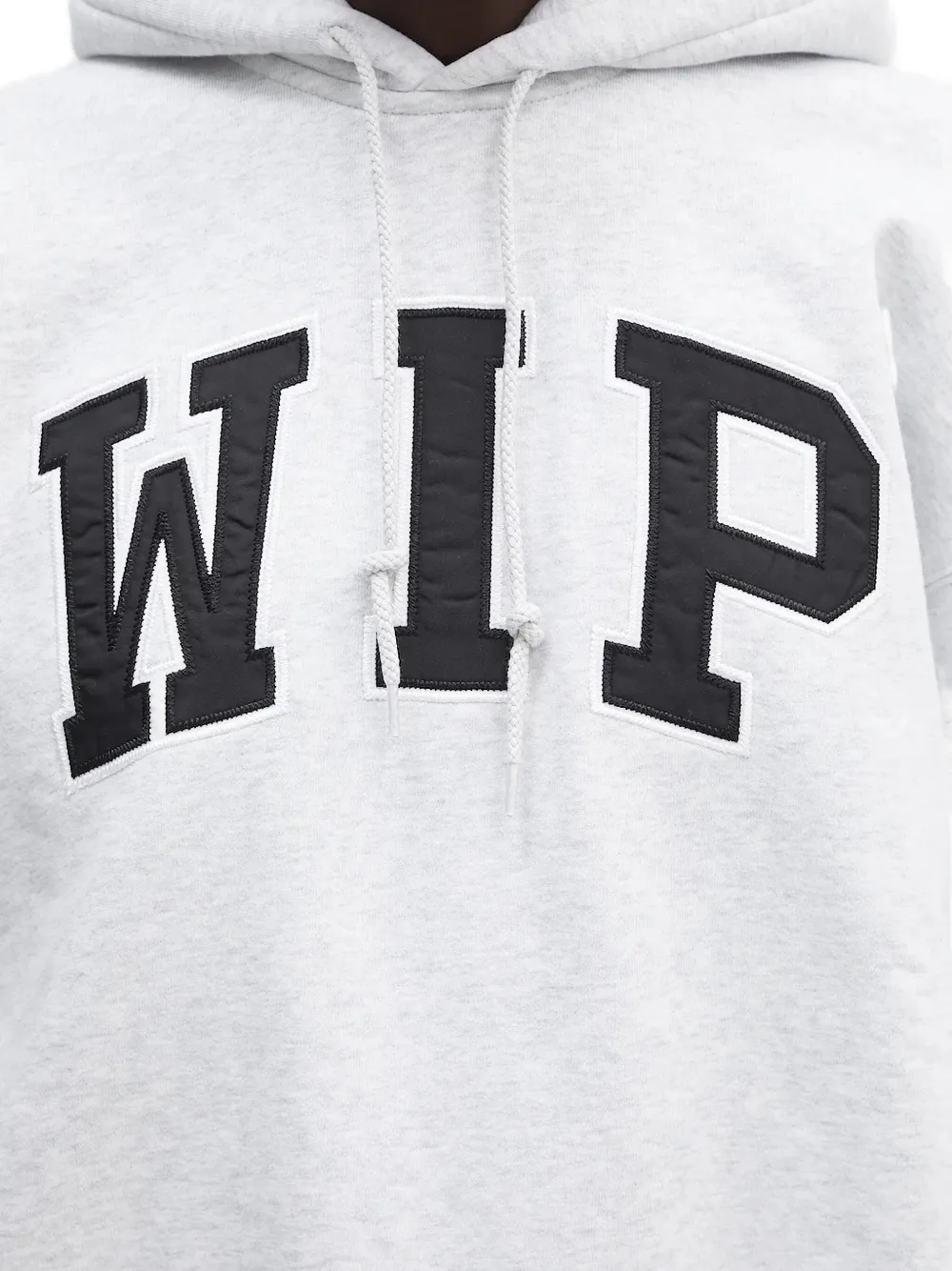 Carhartt Wip Logo-appliqué Hoodie In Gray