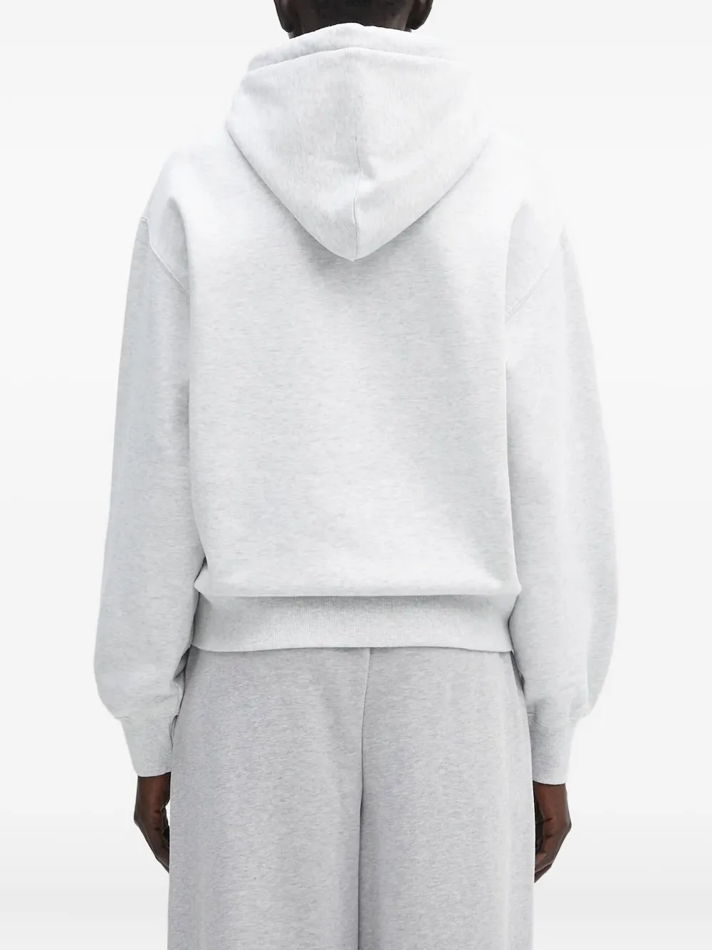Carhartt Wip Logo-appliqué Hoodie In Gray