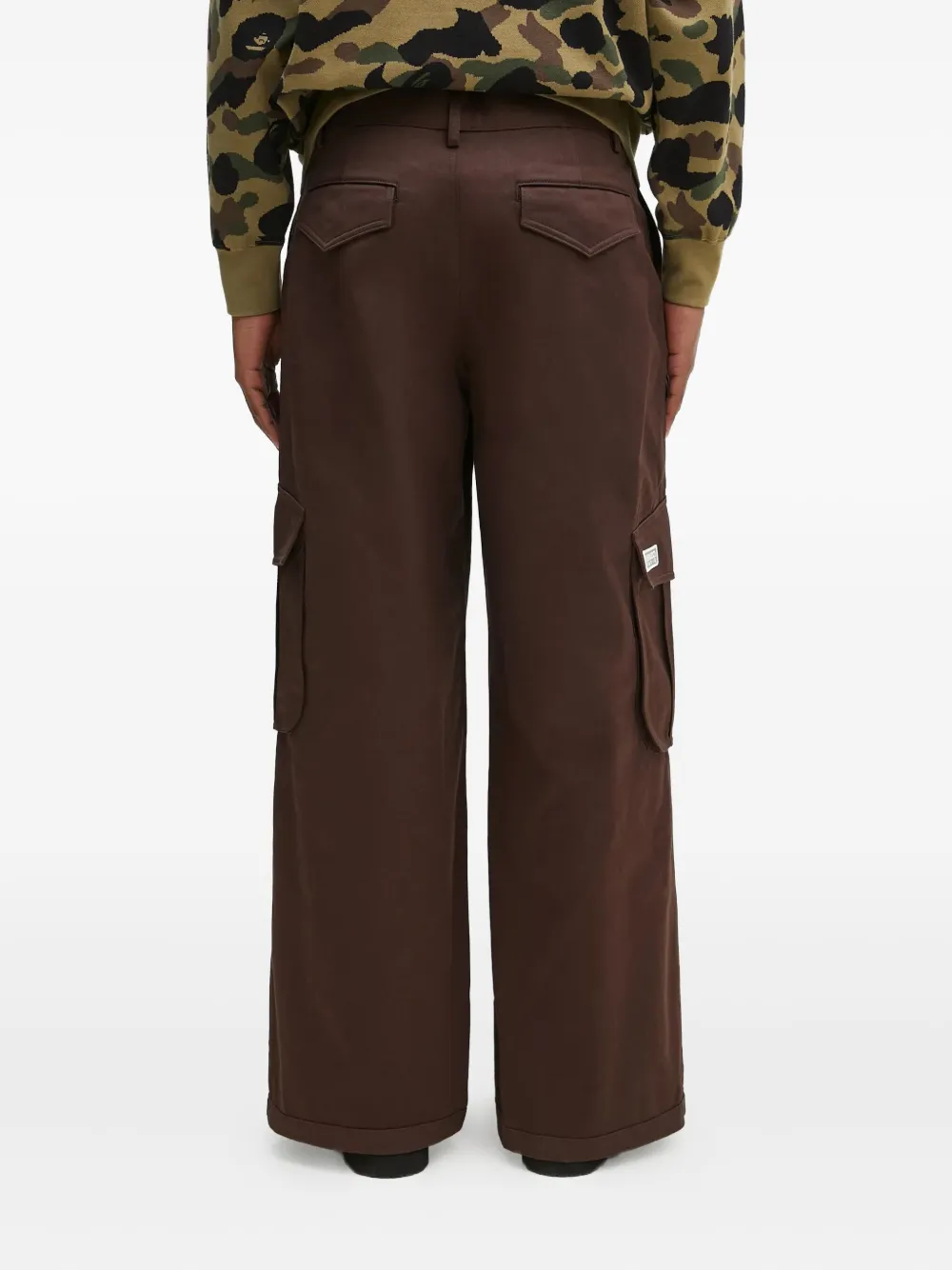 Kenzo cotton cargo trousers Bruin