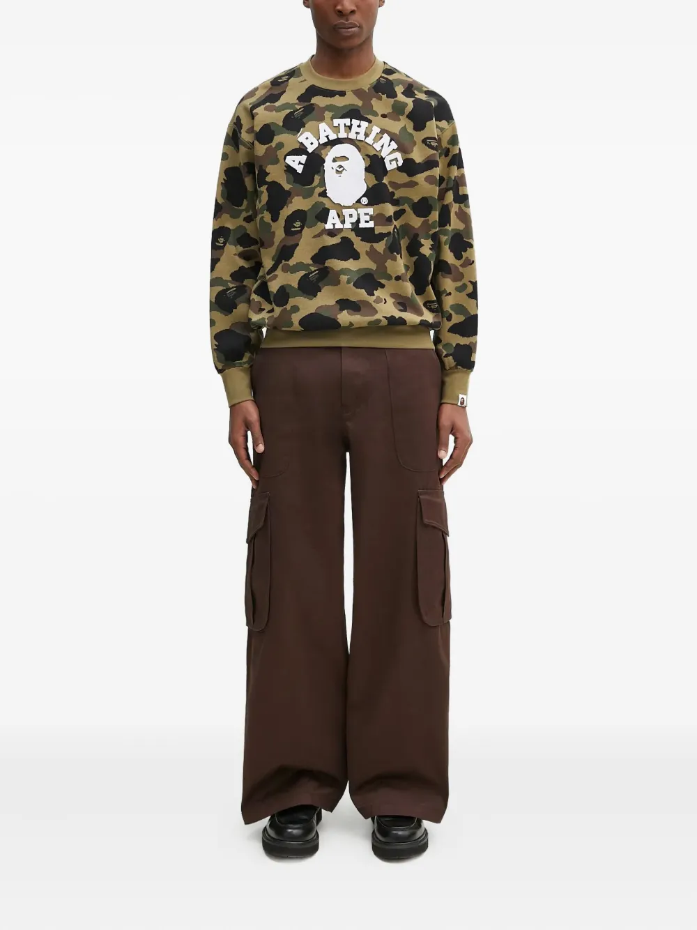Kenzo cotton cargo trousers Bruin