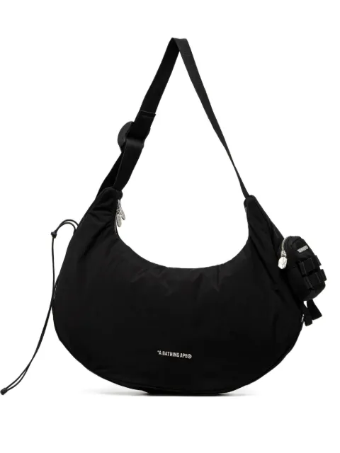 A BATHING APE® drawstring crescent shoulder bag