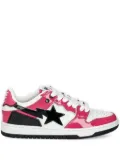 A BATHING APE® star-patch sneakers - Pink