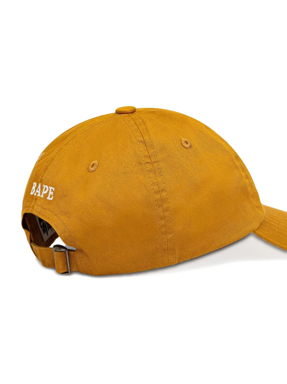A BATHING APE embellished baseball cap Geel
