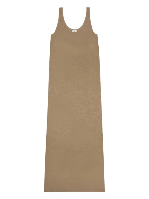 Saint Laurent sleeveless knitted maxi dress