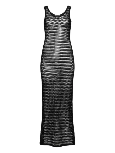 Alaïa openwork maxi dress