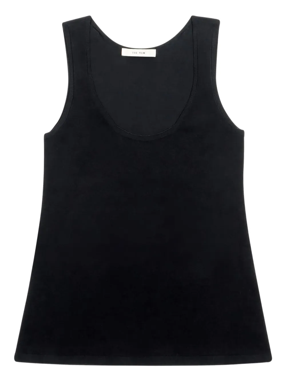 The Row Scoop-neck Vest In Black