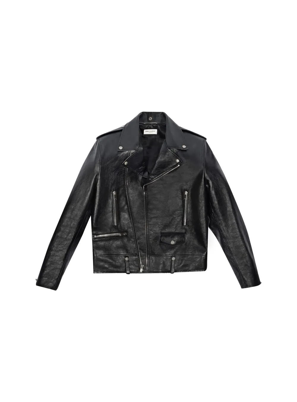 YSL epaulettes zip biker jacket | Biker Jackets | Image 2