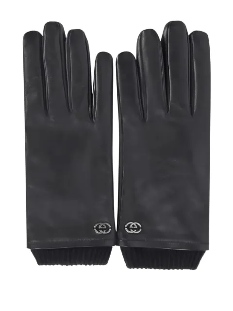 Gucci GG-plaque gloves