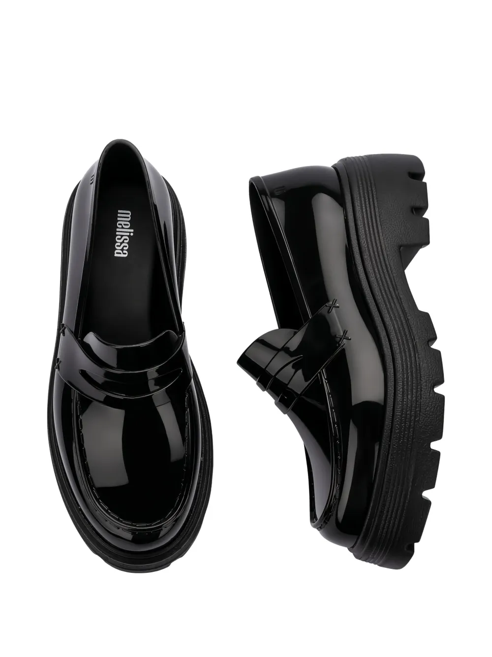 Melissa X Undercover Royal High Loafers In Black