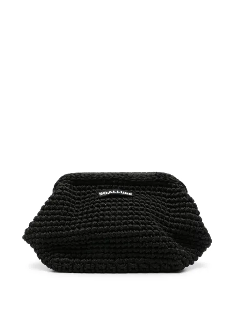 SO ALLURE crochet clutch bag