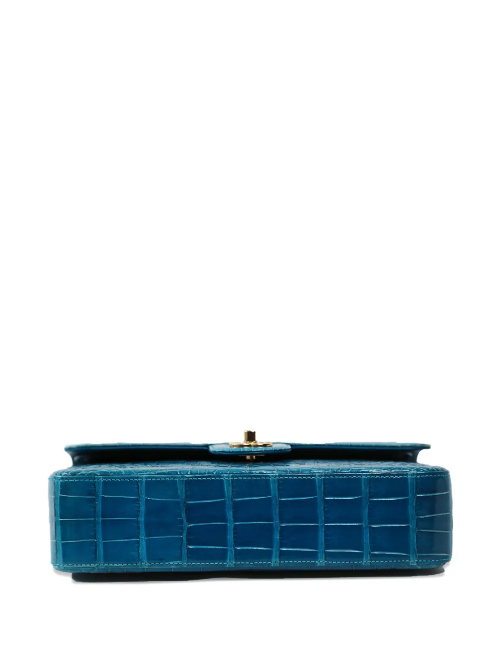 Pre-owned Chanel Double-flap Shoulder Bag In Blue
