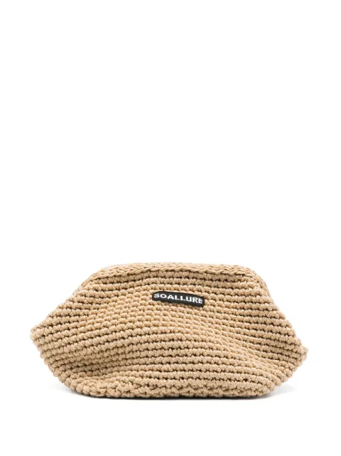 SO ALLURE crochet clutch bag