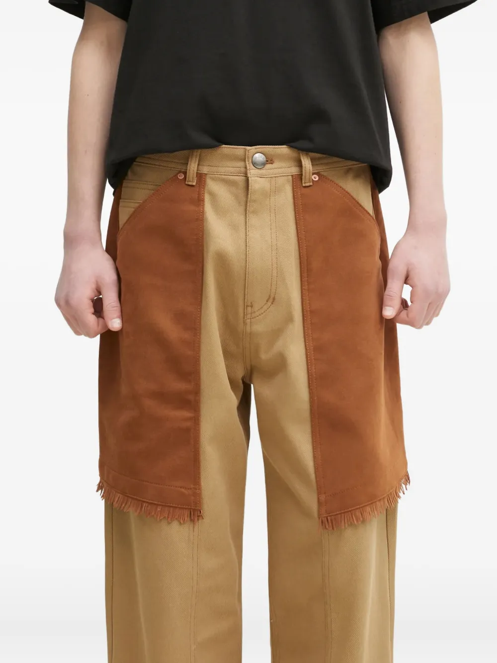 Andersson Bell Jeans met franje detail Beige