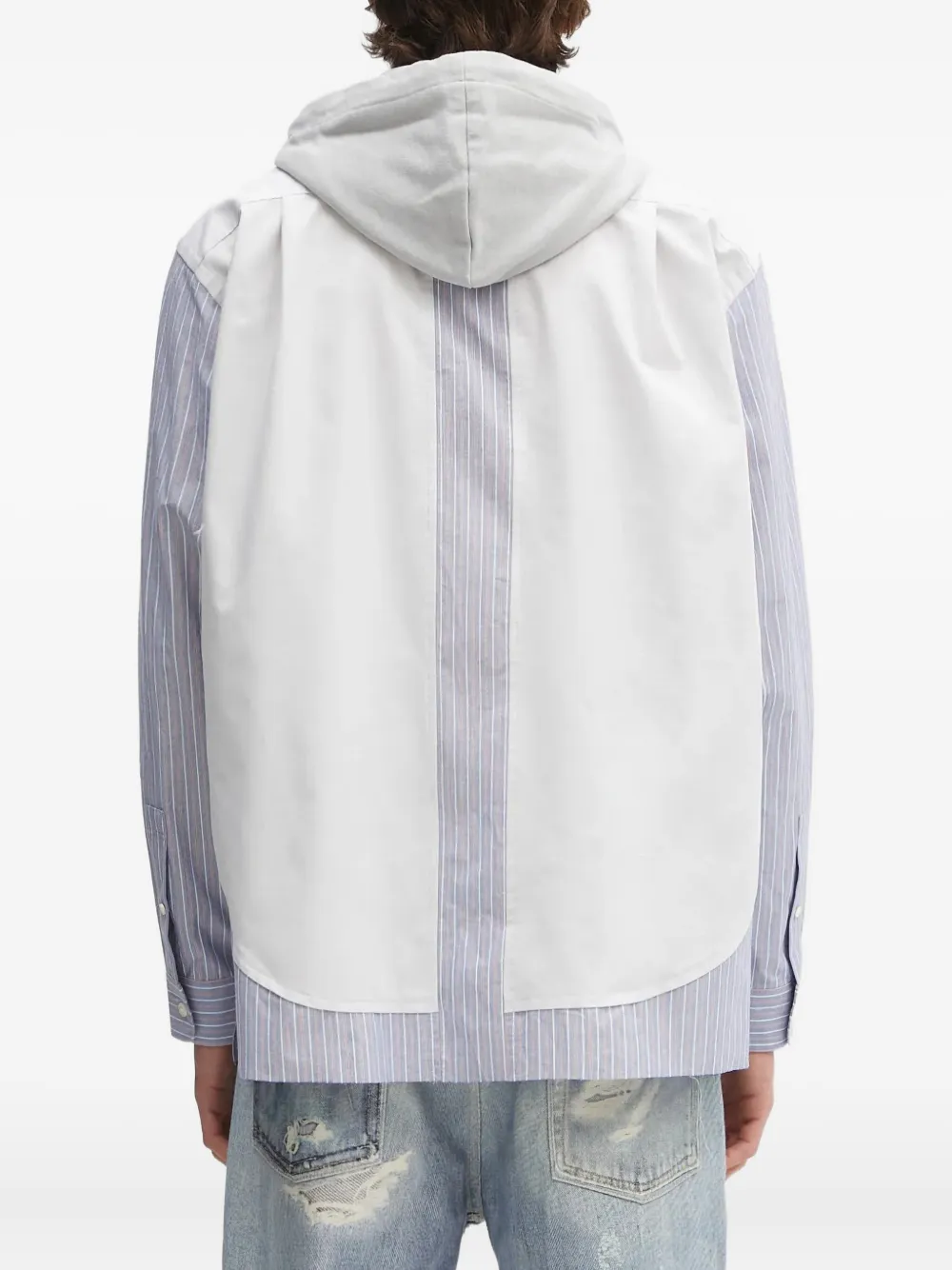 AMBUSH panelled hoodie Grijs