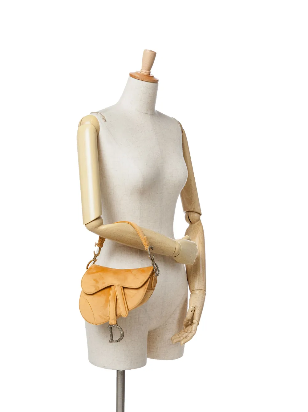 Christian Dior Pre-Owned 2019 Mini Velvet Saddle satchel | Pre-Owned | Image 2