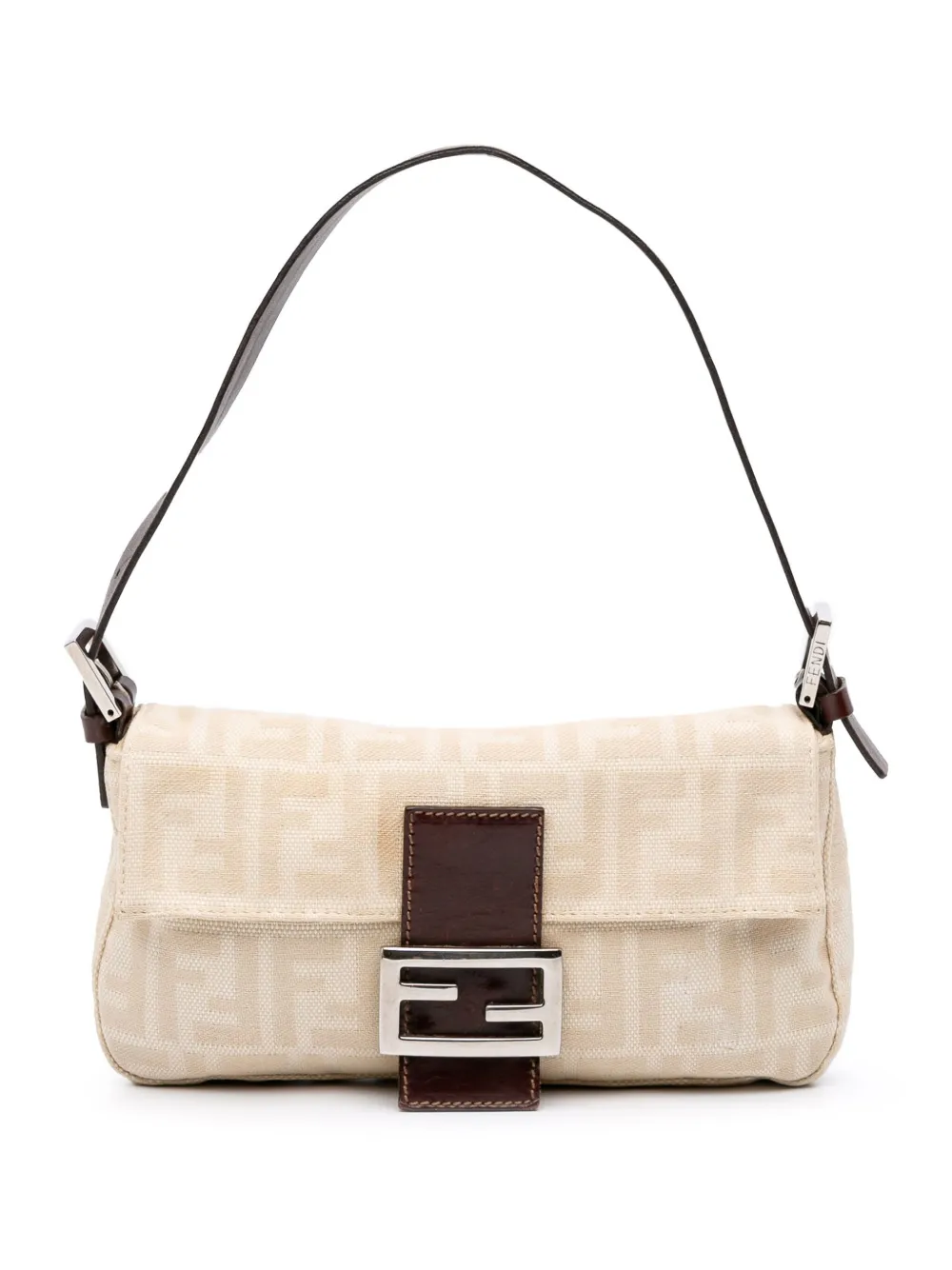 Fendi Pre-Owned 2000-2010 Zucca Canvas Baguette shoulder bag | Brown | Image 1