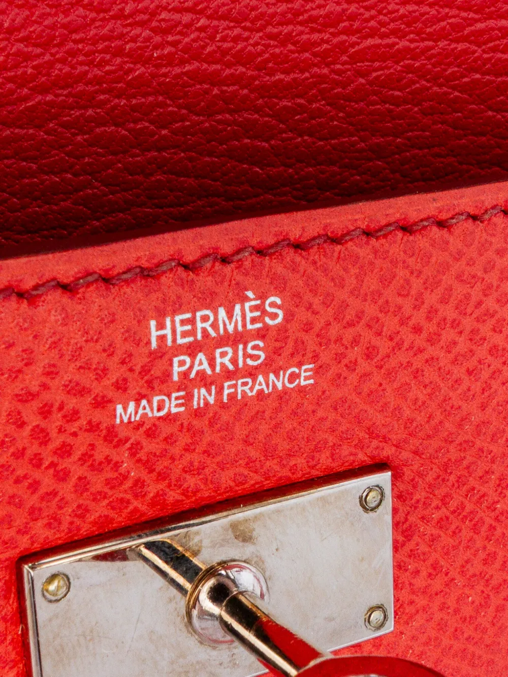 Pre-owned Hermes 2011 Epsom Flag Kelly Longue Wallet Long Wallets
