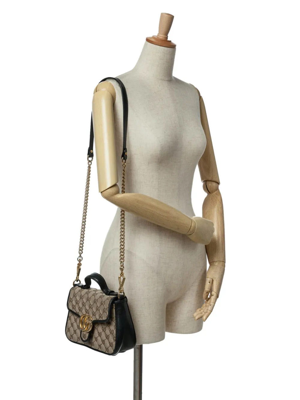 Gucci Pre-Owned 2016-2024 GG Marmont Matelasse Canvas Top Handle Bag satchel | Pre-Owned | Image 2
