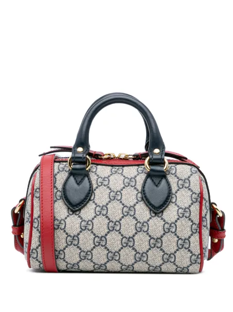 Gucci Pre-Owned 2016-2024 Mini GG Supreme Boston Bag satchel