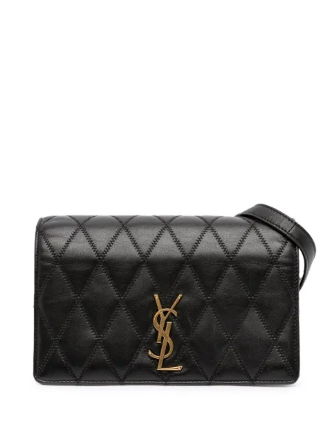 Saint Laurent Pre-Owned 2019 Diamond Quilted Lambskin Angie Chain Bag crossbody bag
