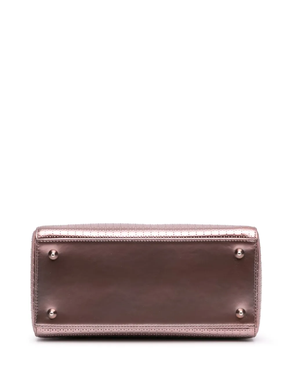 Christian Dior Pre-Owned 2016 ミディアム メタリック パテント