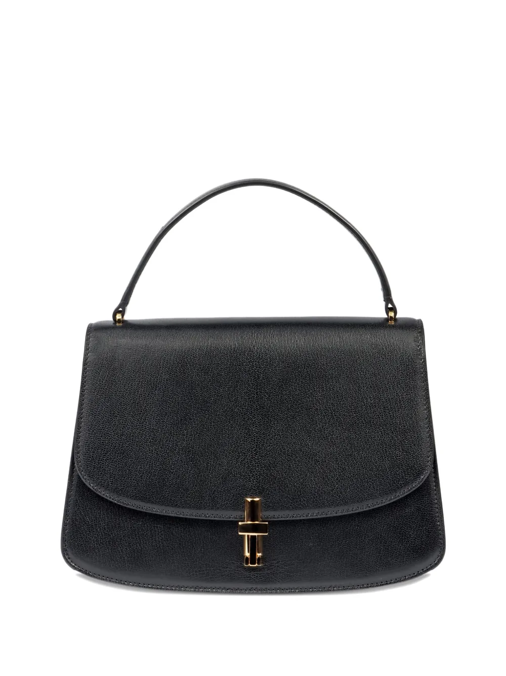 The Row Torba Top Handle Bag In Black