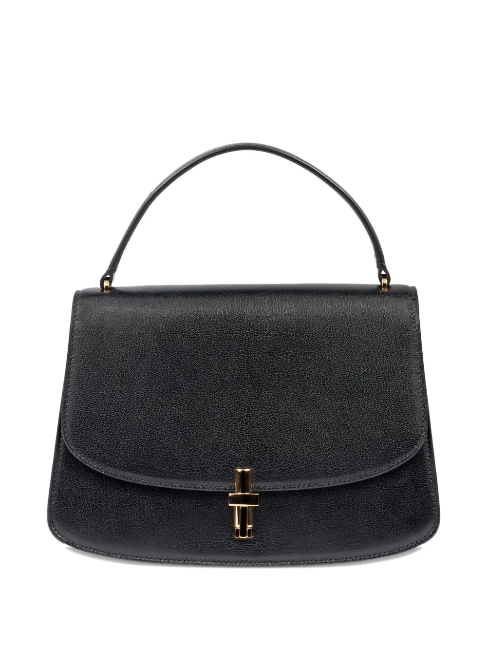 The Row Torba Top Handle Bag In Black
