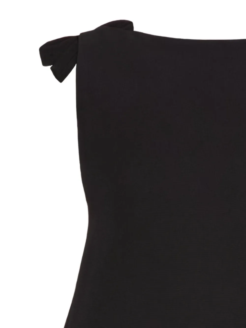 Valentino Garavani bow feather dress - Zwart