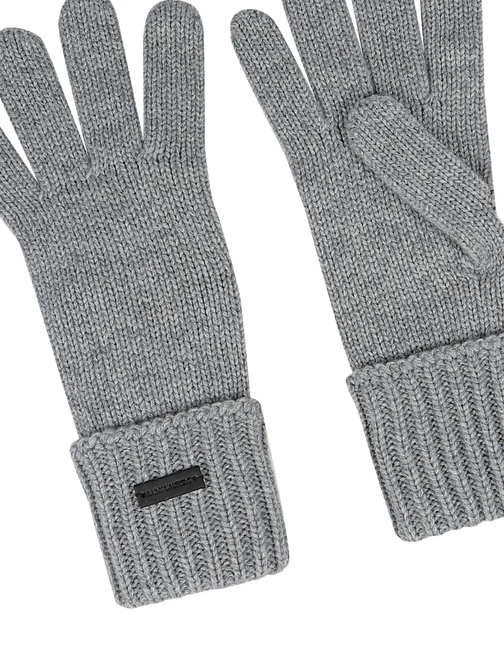 YSL ribbed logo-patch gloves | Image 2