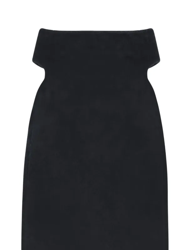 The Row ノッチド マキシドレス | ブラック | FARFETCH JP