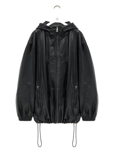 LOEWE zip closure hooded jacket