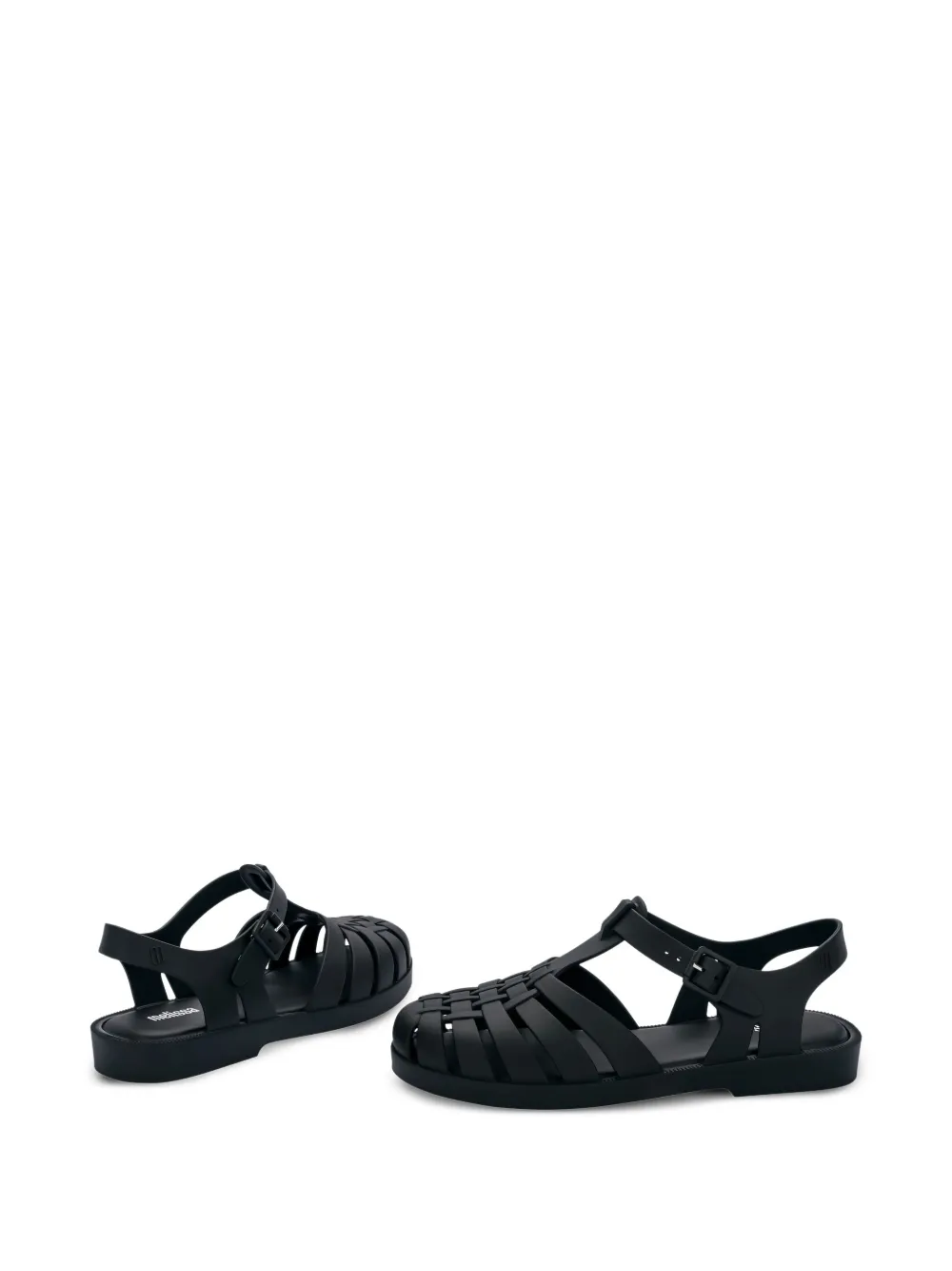 Melissa Possession strappy flat sandals Black