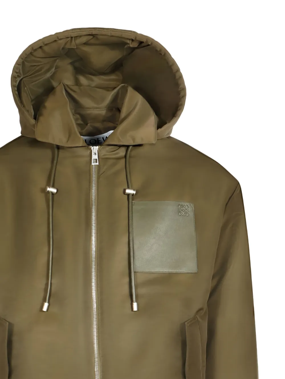 LOEWE hooded front-patch jacket | Hooded Jackets | Image 2