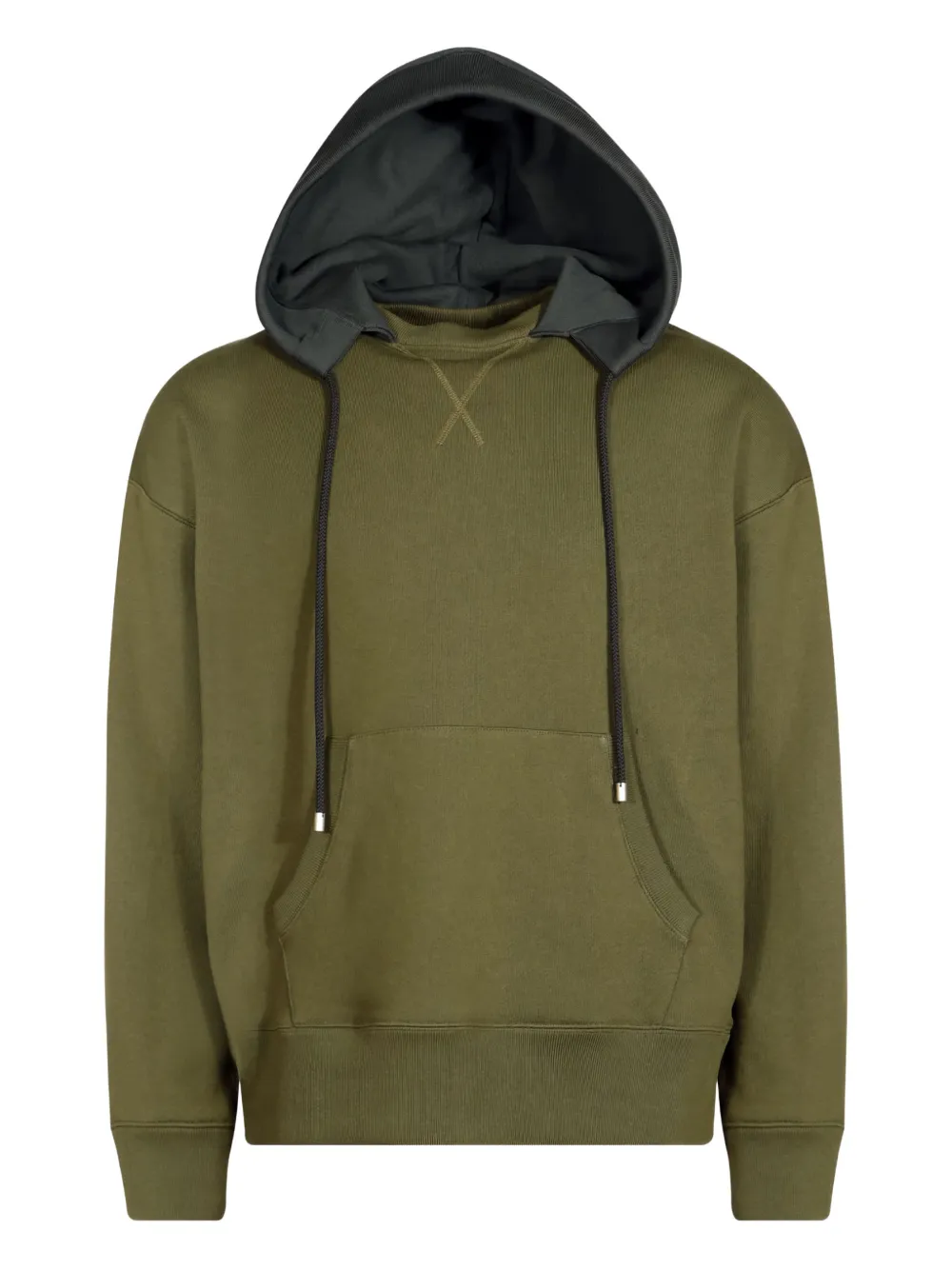 LOEWE drawstring hoodie | Green | Image 1