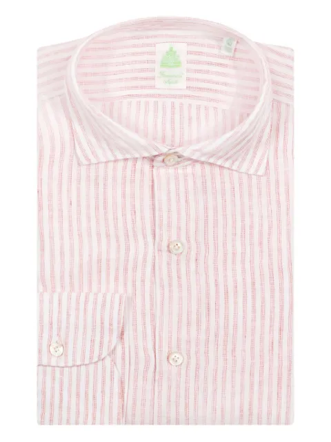 Finamore 1925 Napoli Camisa listrada com abotoamento
