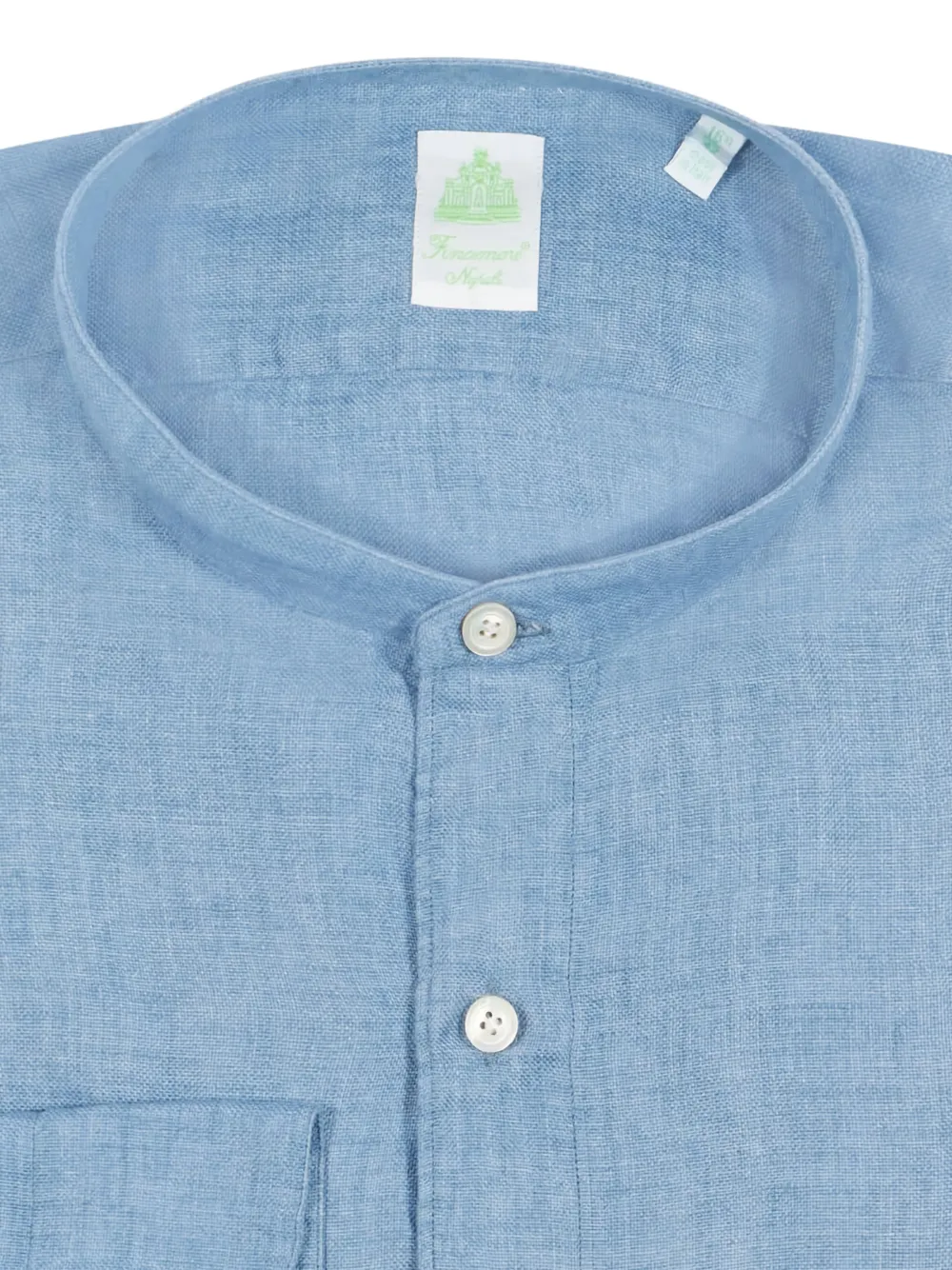 Finamore 1925 Napoli buttoned shirt - Blauw
