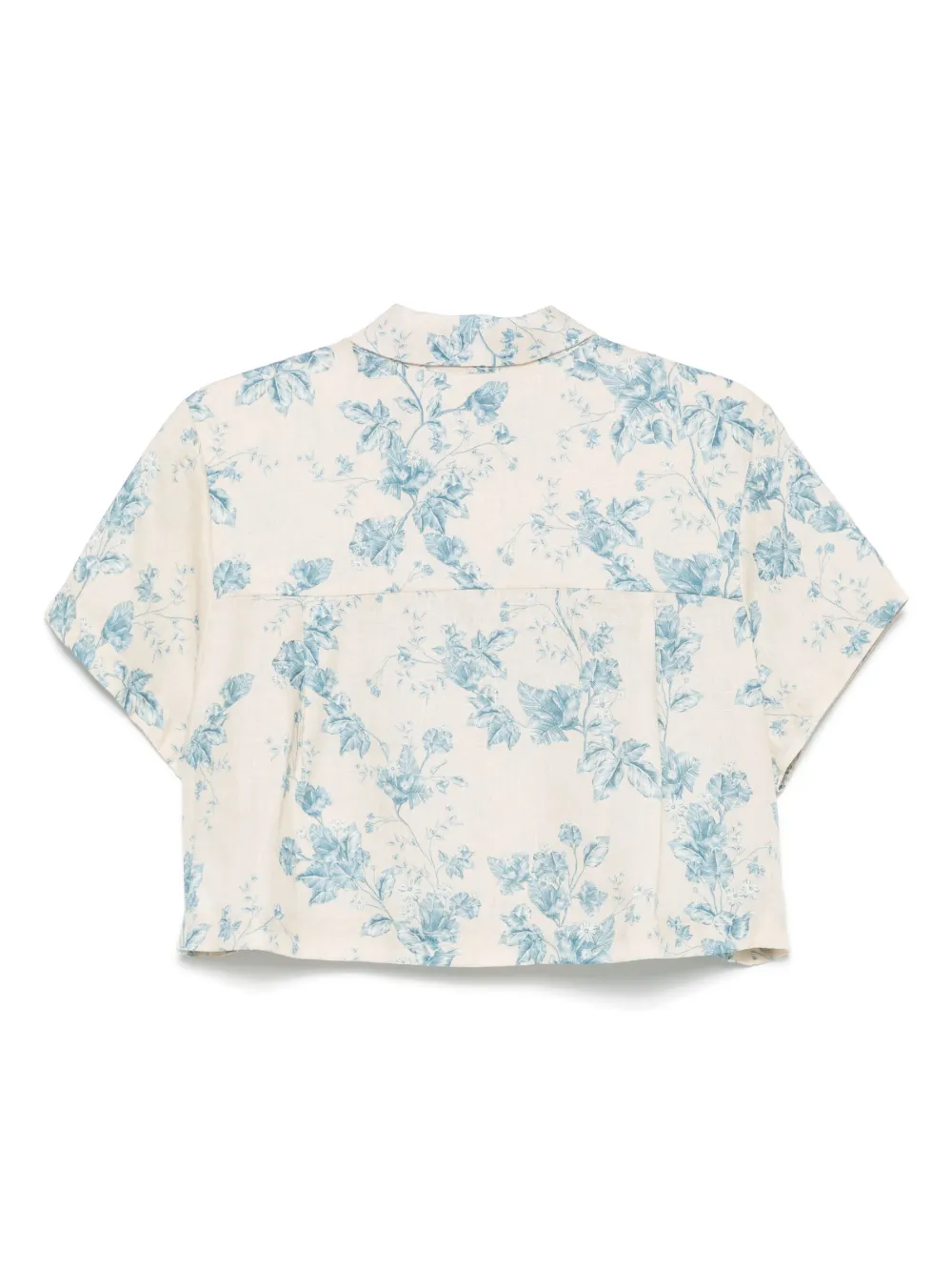 Agua By Agua Bendita Blouse met bloemenprint - Beige